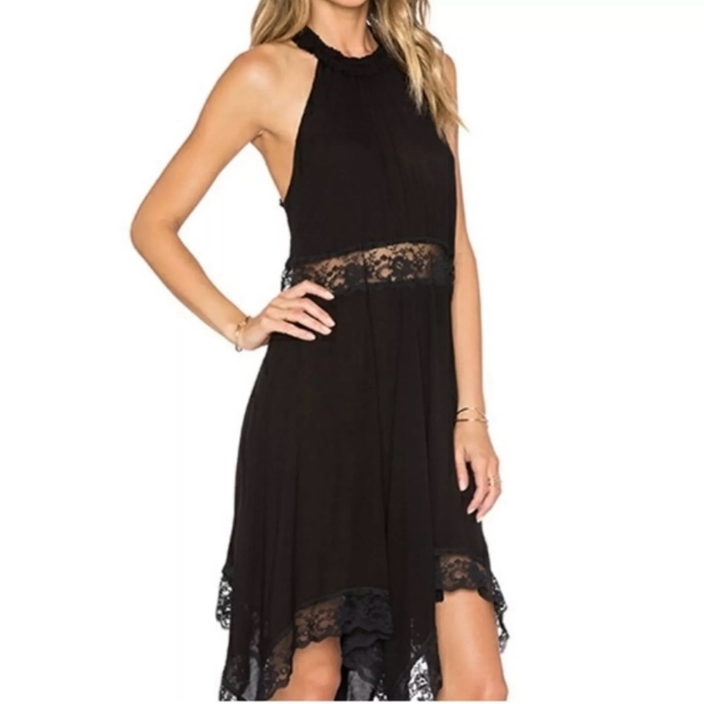NWT Free People Soft Pink Go Lightly Lace Trim Slip Dress
